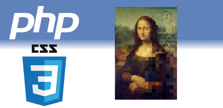 Single Div CSS Mona Lisa