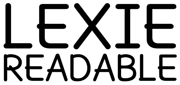 Example of Lexie Readable font