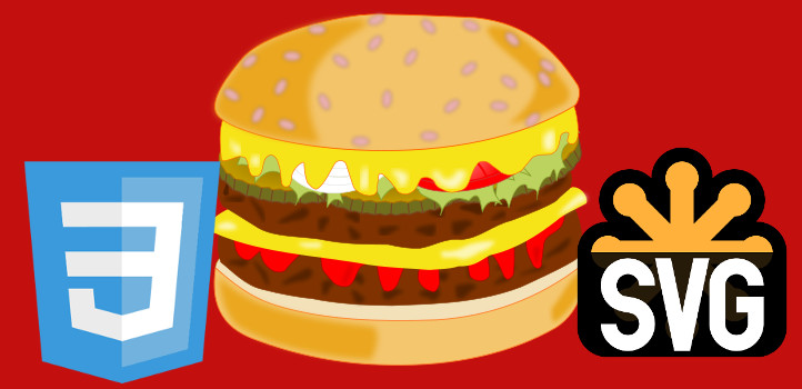 Interactive Burger Menu with SVG, CSS and no JavaScript!