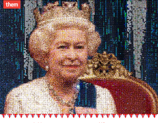 Queens Diamond Jubilee Mosaic