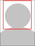 Portrait silouette of a person in profile