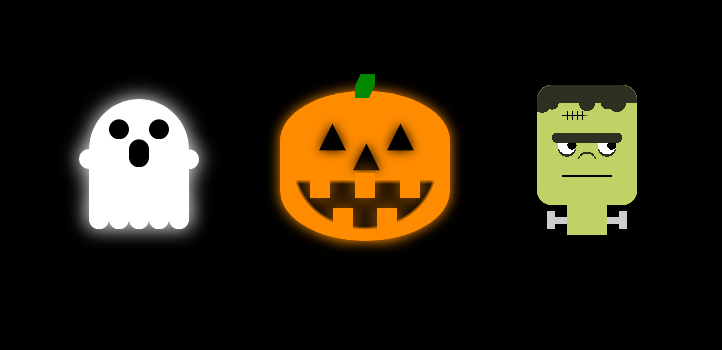 One Div CSS Halloween Spooks and Ghouls