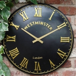 Clock face showing Roman numerals